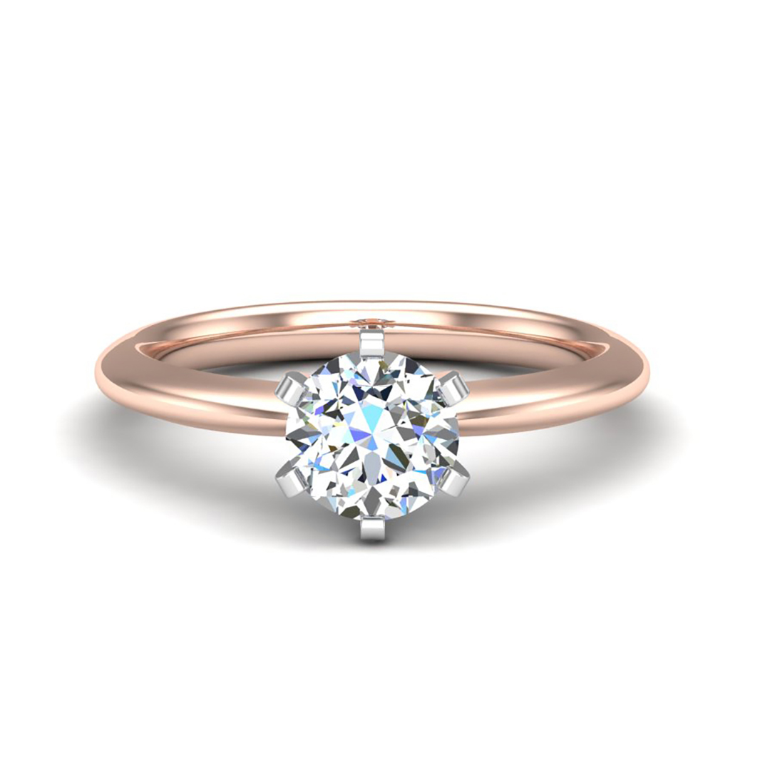 Maria 6 Prong Solitaire Engagement Ring